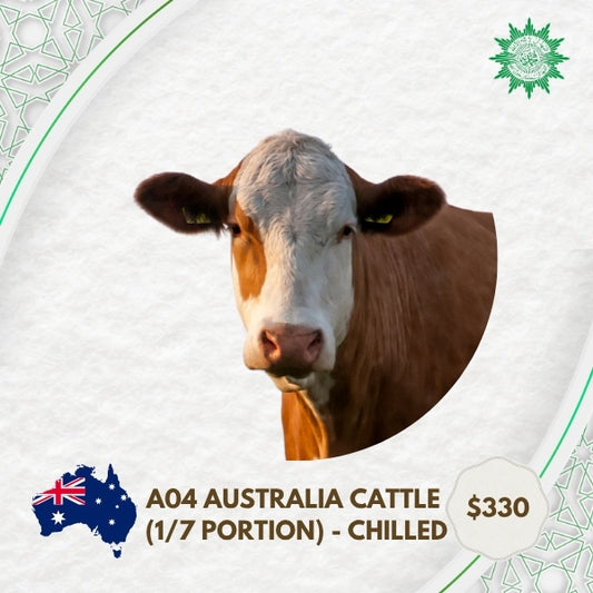 A04 Australia Cattle (1/7 Portion) - Chilled