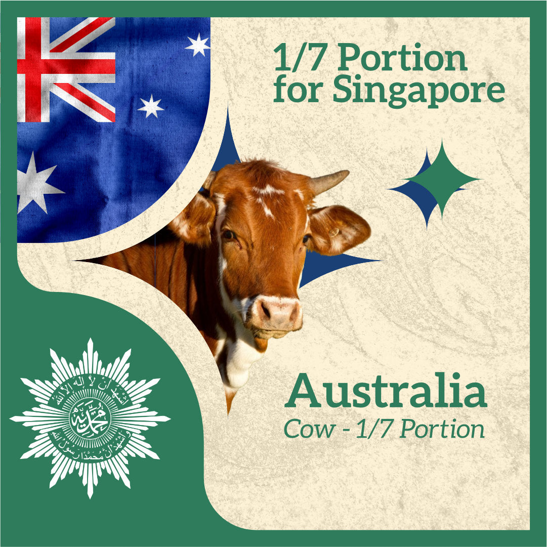 COW 1/7 Portion (from Australia to Singapore)