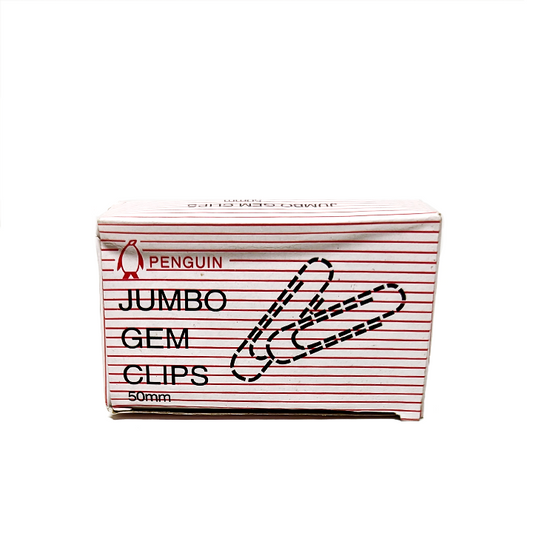 Jumbo Gem Clip 50mm 100's